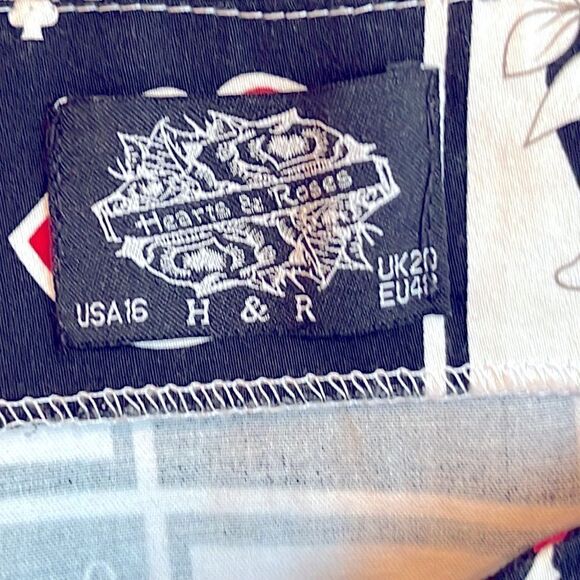 Hearts & Roses Aline designer dress. - Picture 6 of 8